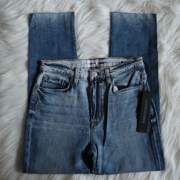 Hudson Zoeey High Rise Straight Crop Jeans Sz 28 - Picture 3 of 7